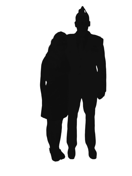 af couple picture - silhouette - bg removed