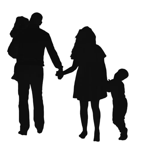 family silhouette – bg removed – resized family silhouette - bg removed - resized